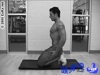 腹部真空收缩运动 -腹部真空收缩动作锻炼腹横肌图解教程