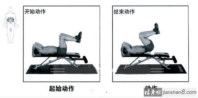  哑铃凳\\仰卧板锻炼腹肌的几种方法