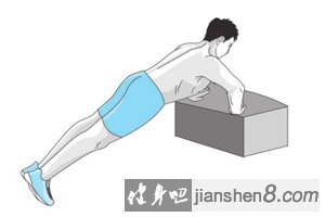 上斜俯卧撑训练图