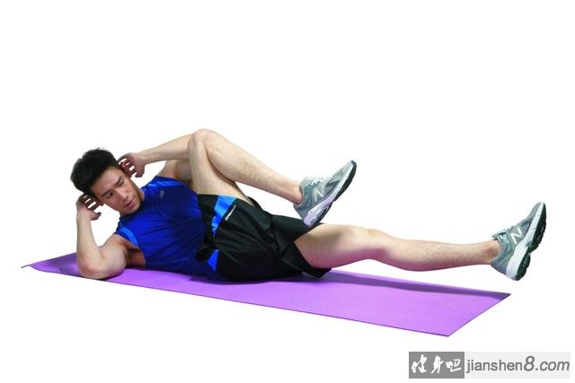 侧腹肌锻炼方法图片