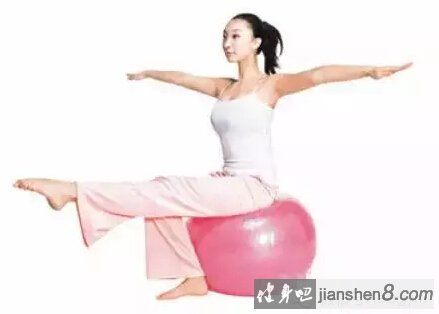 朱丹微博晒健身照片,瑜伽球训练照（附8个瑜伽球健身动作）