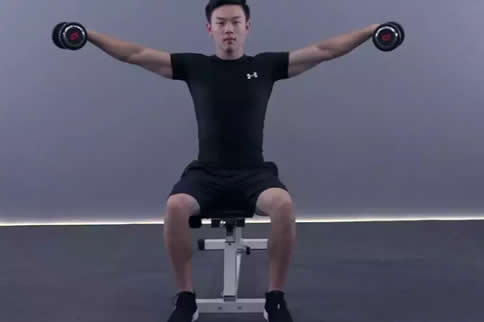 向上抬举哑铃